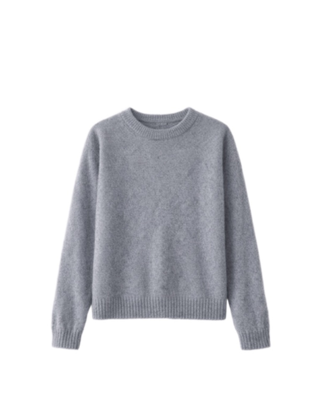 Sezane Women's Amiel Crewneck Sweater in Light Gray